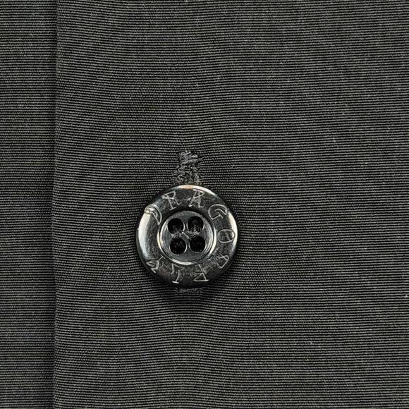 Dragonfly Shirt Mens Black Tribal Skulls Guy Casino Art Las Vegas Button Front M - Picture 5 of 6